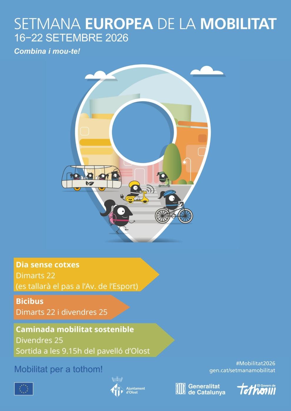 Olost se suma amb diferents activitats a la Setmana Europea de la Mobilitat